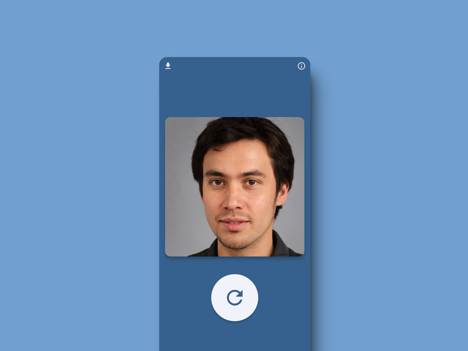 Picture describing the This Person Does Not Exist project